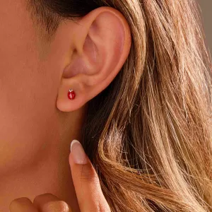 Ladybug Earrings - Playful and Colorful Design