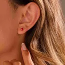 Ladybug Earrings - Playful and Colorful Design