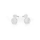 Matte White Earrings - Elegant Design